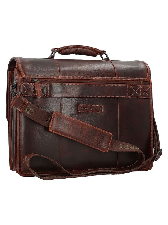 Greenburry Rugged Dokumenttaske Messenger Læder 40.5 cm Laptoprum