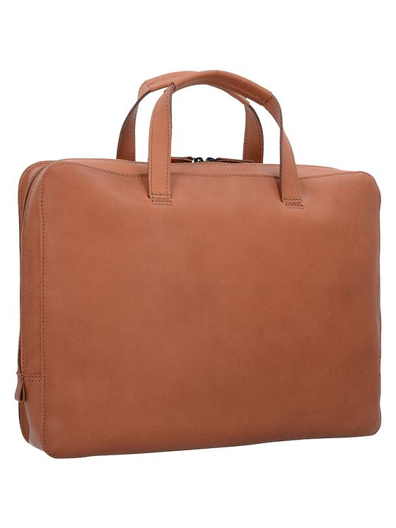 Jost Kožená aktovka Futura 38 cm s přihrádkou na notebook