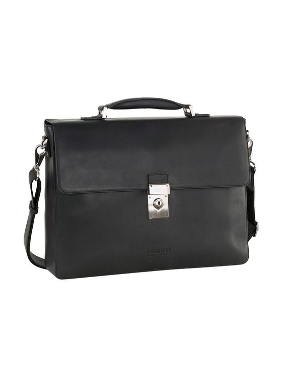 Leonhard Heyden Ottawa Messenger RFID kožená přihrádka na notebook 38 cm