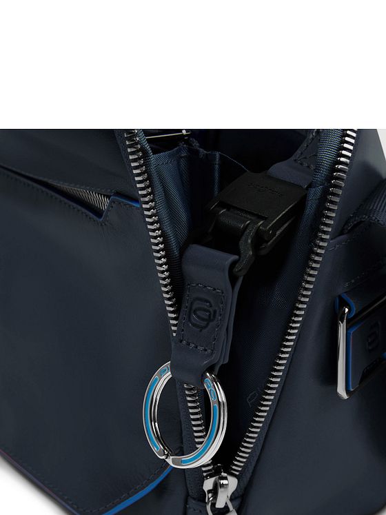 Piquadro Blue Square Skuldertaske Læder 27 cm