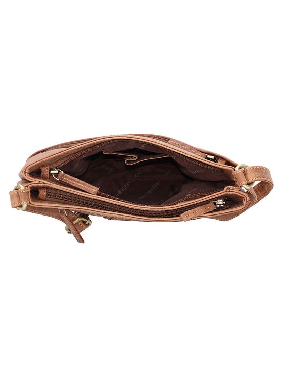 Greenburry Vintage skuldertaske i læder 25 cm