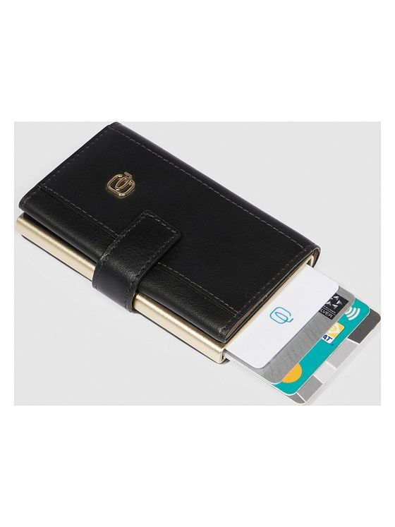 Piquadro Circle Kreditkortetui RFID-beskyttelse Læder 6.5 cm