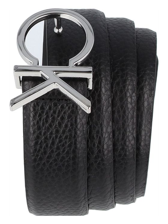 Calvin Klein CK Logo Bælte Læder Calvin Klein CK Logo Bælte Læder