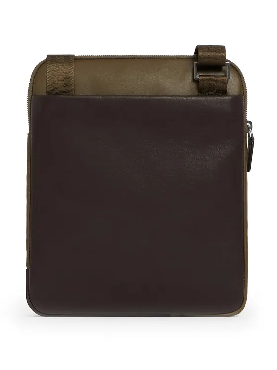 Piquadro Black Square Bolsa de hombro Piel natural 23 cm Piquadro Black Square Bolsa de hombro Piel natural 23 cm