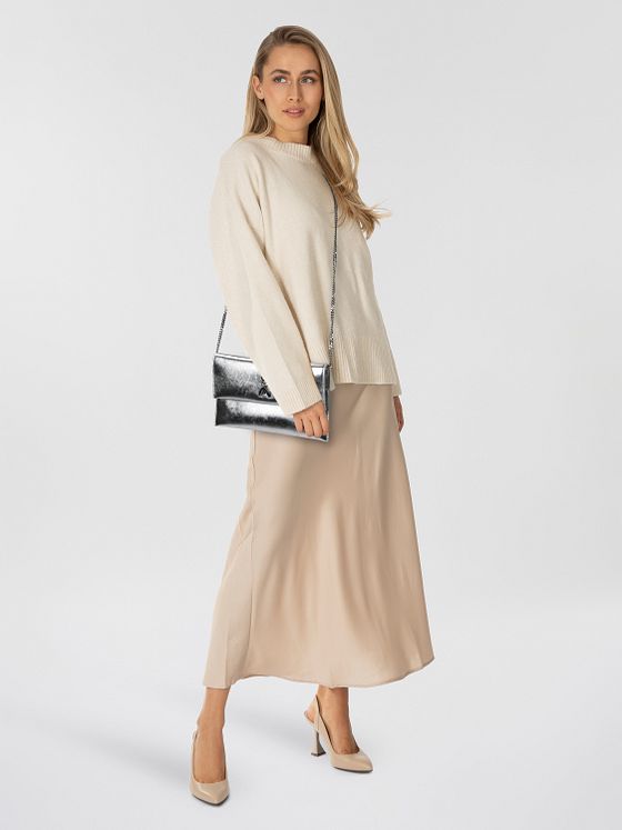 Patrizia Pepe Fly Spojková taška Kůže 27 cm