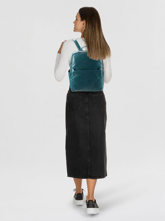 Piquadro Blue Square Daypack RFID-beskyttelse Læder 37 cm Laptoprum