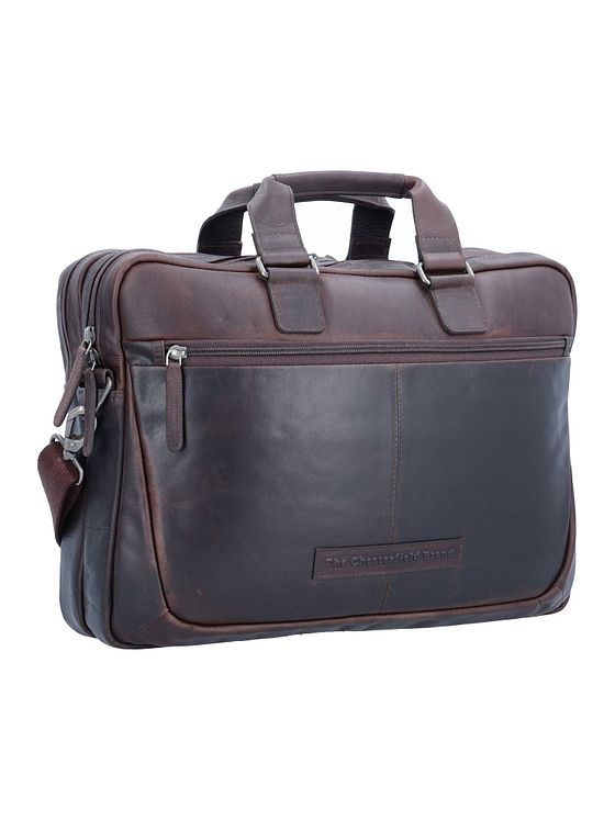 The Chesterfield Brand Wax Pull Up Aktovka Kůže 40 cm Kapsa na notebook