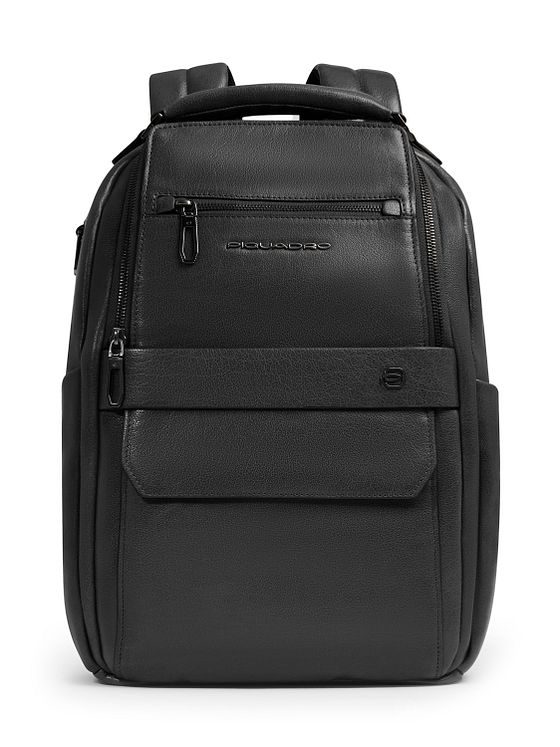 Piquadro Solm Daypack Læder 39 cm Laptoprum
