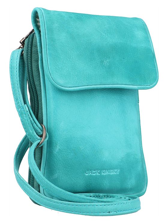 Jack Kinsky Nassau mobiltaske RFID læder 9,5 cm