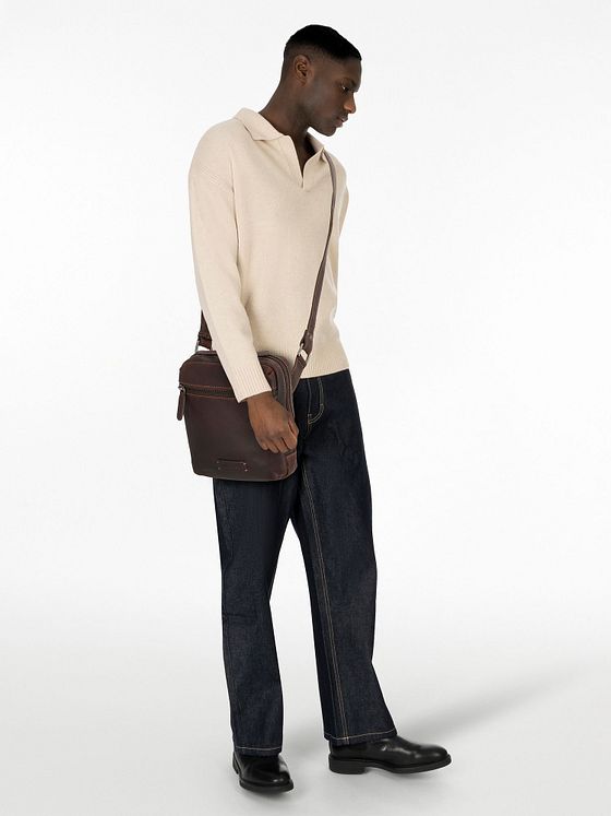 Jack Kinsky Porto Skuldertaske Læder 20 cm