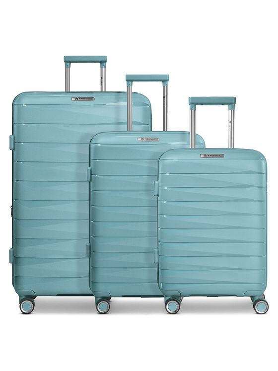 Franky London 4 hjul Kuffert 3-delt med strækfold