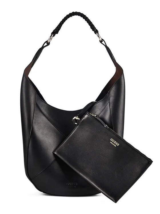 Guess Pauline Bolsa de hombro Piel natural 25 cm