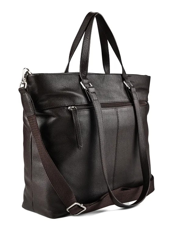 Jost Lysa Business-shoppers i läder, 36 cm, med laptopfack Jost Lysa Business-shoppers i läder, 36 cm, med laptopfack