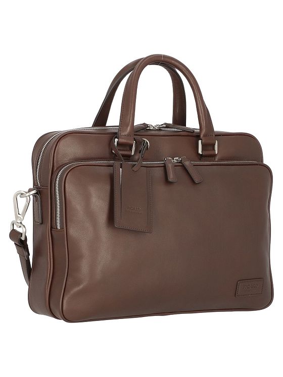 Picard Autentisk dokumentmappe i læder med 38 cm rum til bærbar computer