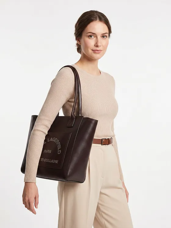 Karl Lagerfeld Daily Bolsa de hombro Piel natural 36 cm Karl Lagerfeld Daily Bolsa de hombro Piel natural 36 cm
