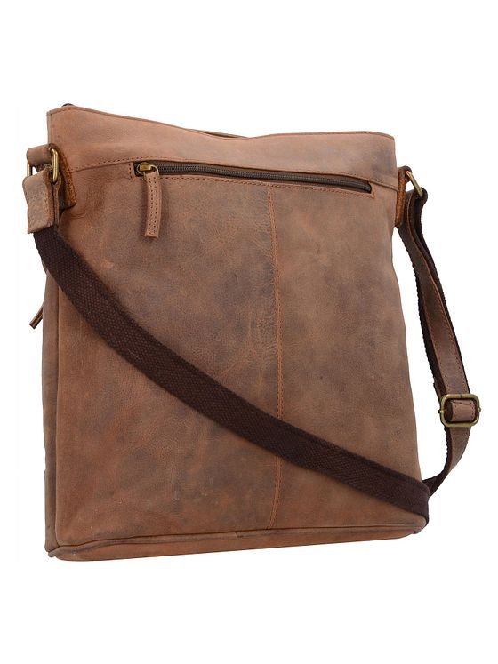 Greenland Nature Montenegro skuldertaske i læder 33 cm Greenland Nature Montenegro skuldertaske i læder 33 cm