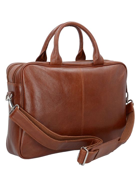 Dermata Kuffert i læder med 40 cm rum til bærbar computer