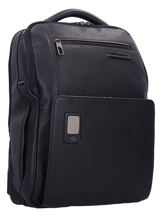 Piquadro Akron-rygsæk 43 cm med rum til bærbar computer