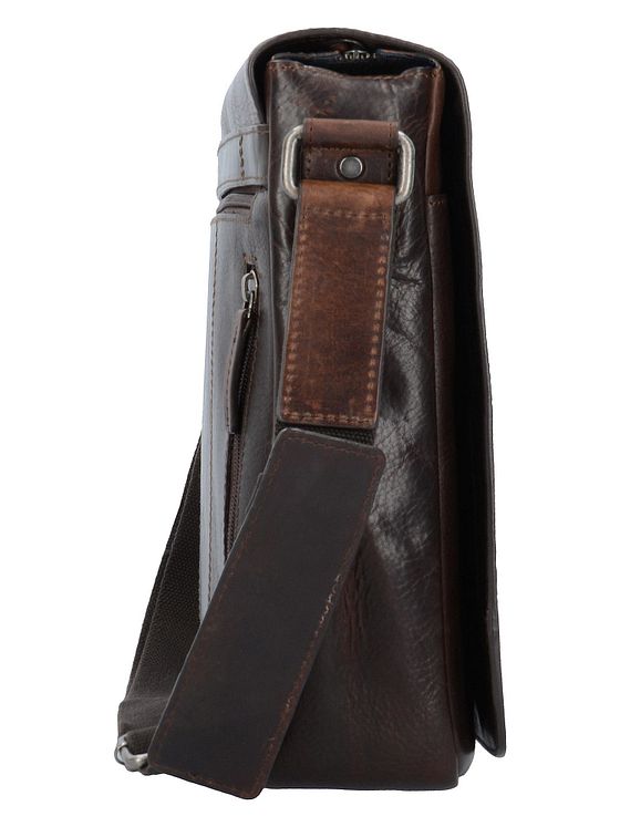 Leonhard Heyden Roma Messenger læder 38 cm rum til bærbar computer Leonhard Heyden Roma Messenger læder 38 cm rum til bærbar computer