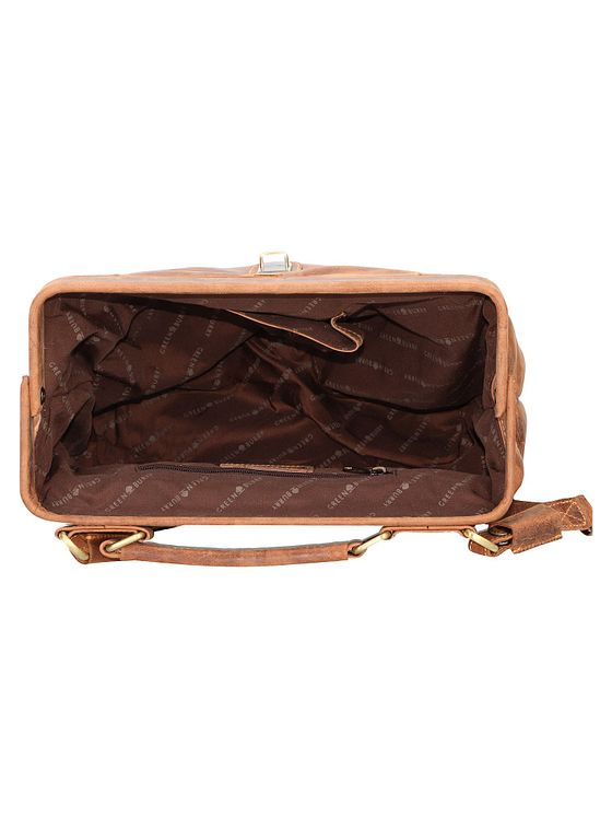 Greenburry Vintage håndtaske i læder 32 cm