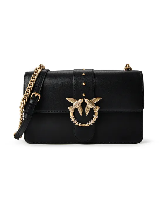PINKO Love One Crossbody-laukku Nahka 27 cm