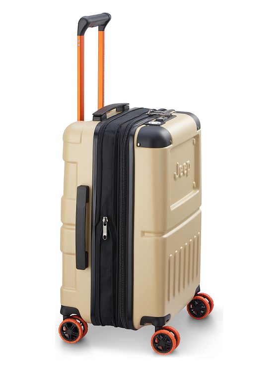 Jeep JH002B 4 kolečka Kabinkový kufr XL 55 cm s roztažitelným záhybem