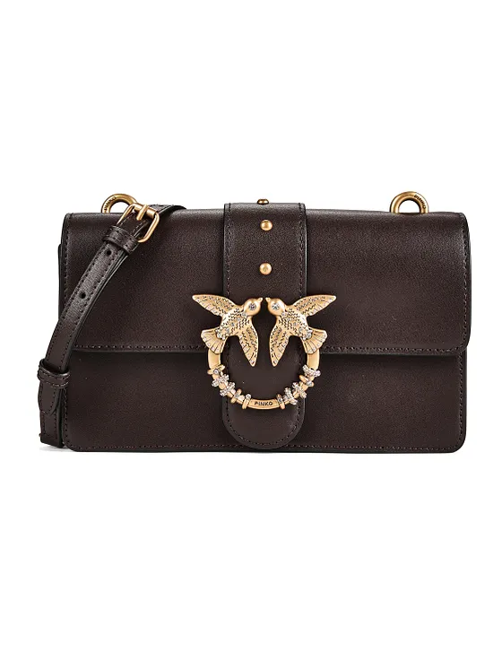 PINKO Love One Crossbody-laukku Nahka 21 cm PINKO Love One Crossbody-laukku Nahka 21 cm