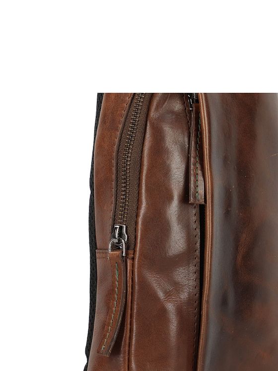 Greenburry Newport skuldertaske i læder 33 cm