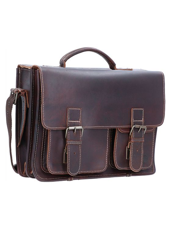 Greenburry Kuffert i læder 39 cm