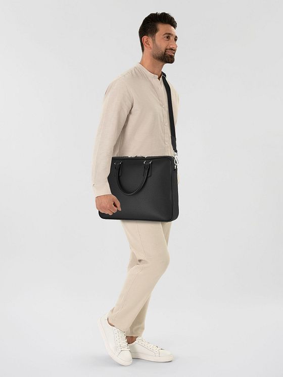 Boss New Crosstown Dokumenttaske Læder 38 cm Laptoprum