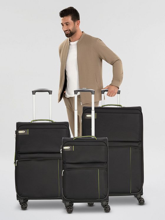 d & n Travel Line 6704 4-hjulet kuffertsæt 3 stk.