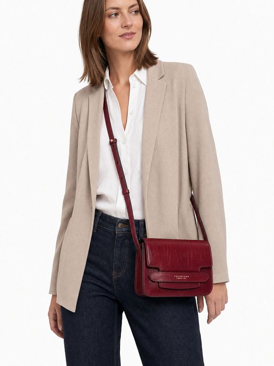 The Bridge Lucrezia Bolsa de hombro Piel natural 18 cm The Bridge Lucrezia Bolsa de hombro Piel natural 18 cm