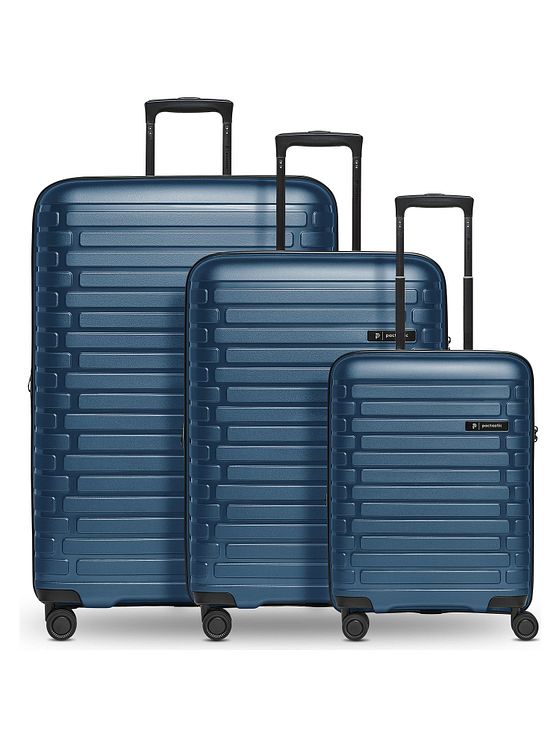 Pactastic Collection 04 THE THREE SET + 4 hjul Kuffert 3-delt med strækfold