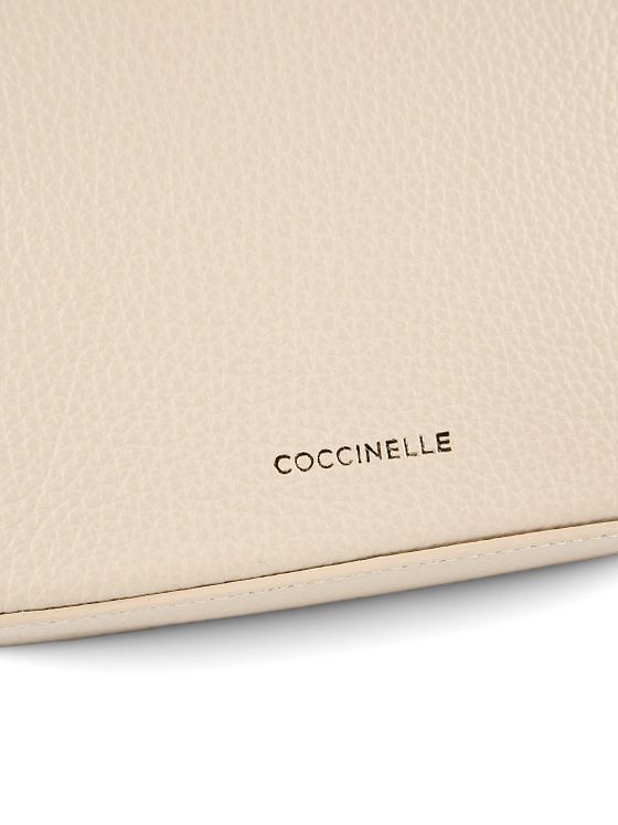 Coccinelle Kožená taška přes rameno Tebe 18 cm