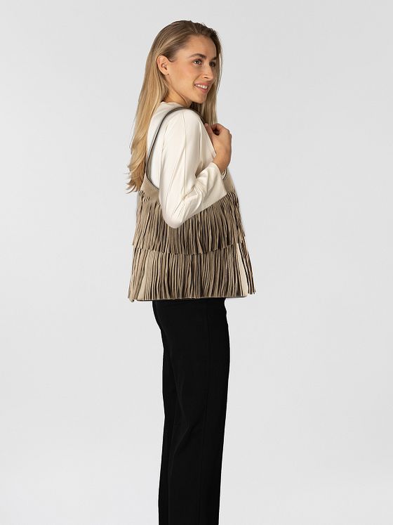 Boss Lenah Skuldertaske Læder 28 cm Boss Lenah Skuldertaske Læder 28 cm