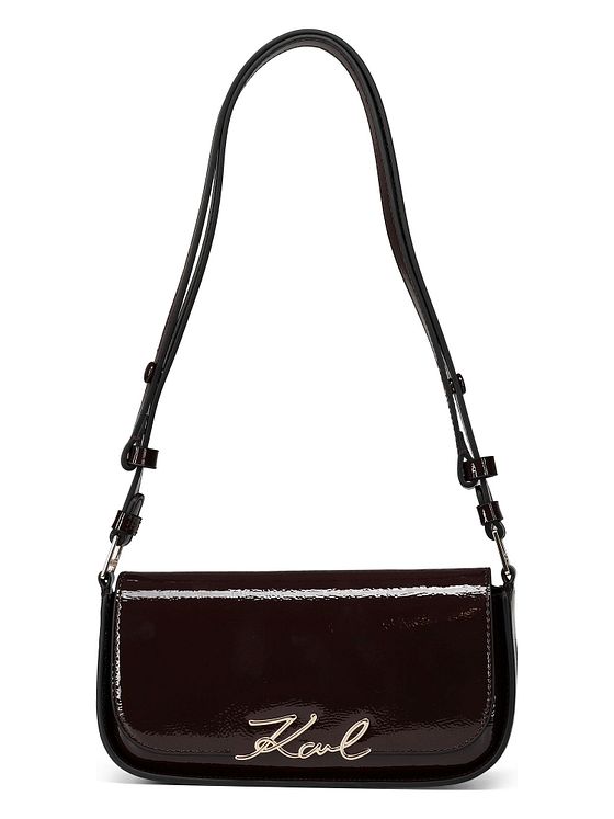 Karl Lagerfeld Signature Skuldertaske Læder 24 cm