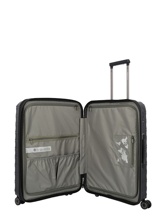 Travelite Mooby 4 hjul Trolley M 66 cm med strækfold