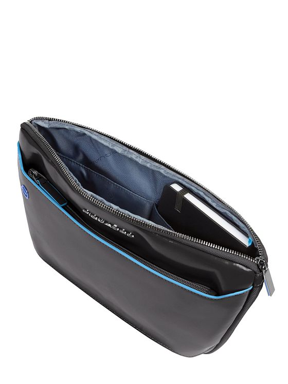 Piquadro Blue Square Skuldertaske Læder 30 cm Piquadro Blue Square Skuldertaske Læder 30 cm