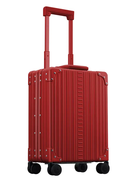 Aleon Business-kabinväska med 4-hjulig konstruktion i Aluminium, 50 cm, med fack för bärbar dator
