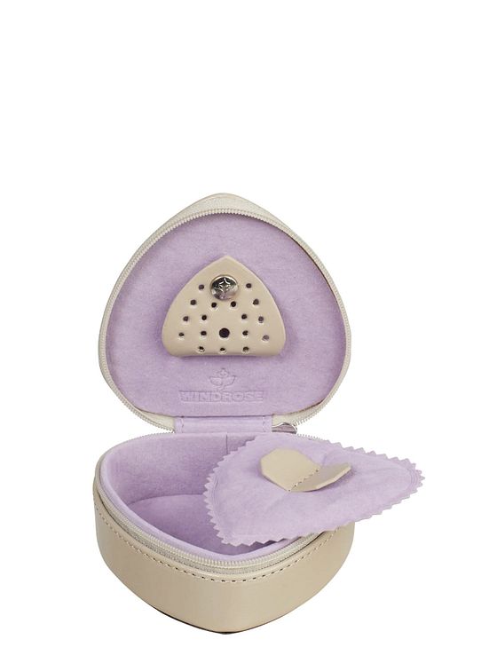 Windrose Merino Smykkeskrin Læder 9.5 cm