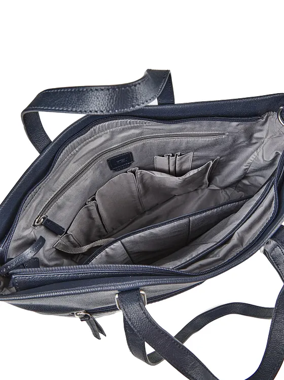 Jost Lysa Business-shopper -nahkalaukku, 36 cm, kannettavan tietokoneen lokero Jost Lysa Business-shopper -nahkalaukku, 36 cm, kannettavan tietokoneen lokero