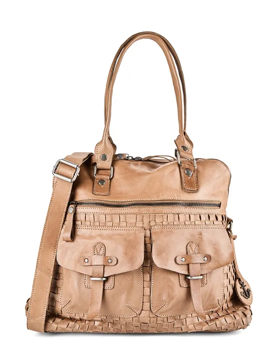Harbour 2nd Urban Poets Alexandra-Up Bolsa de hombro Piel natural 29 cm