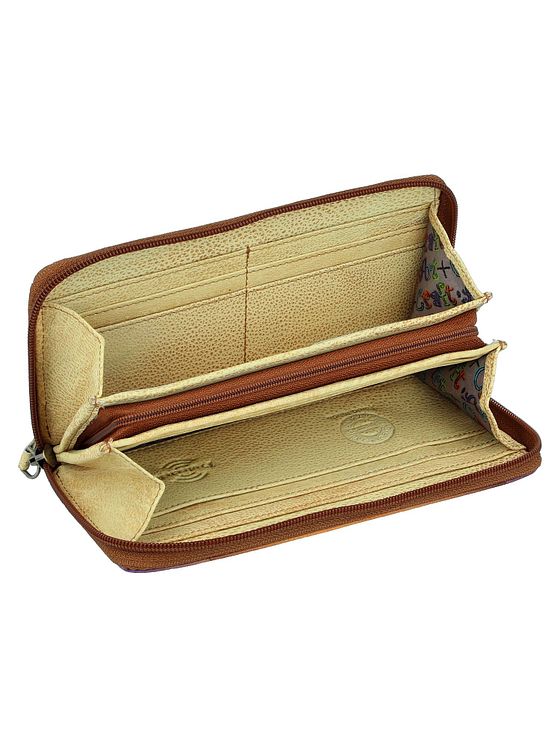 Greenland Nature Art+Craft peněženka RFID kožená 20 cm