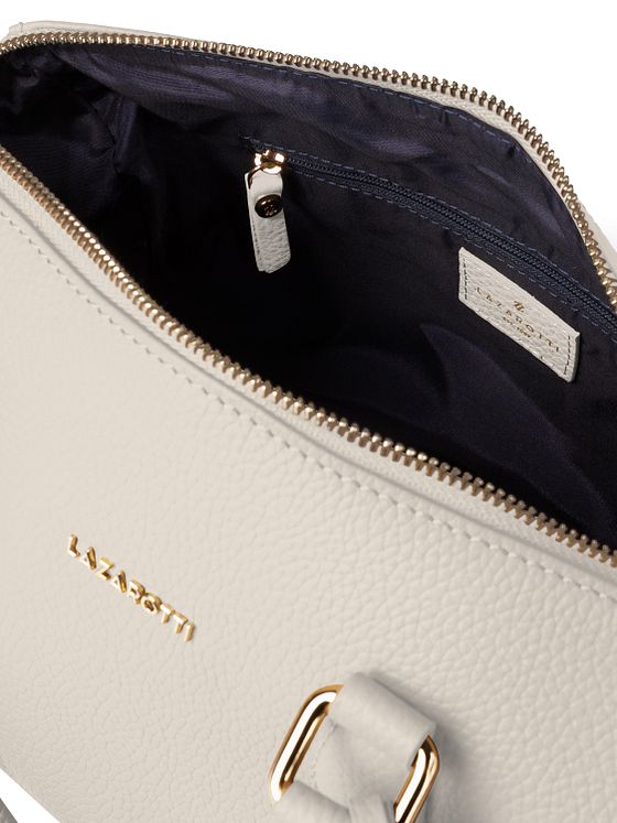 Lazarotti Bologna Nahka Bowling-laukku käsilaukku Crossbody Nahka 26 cm