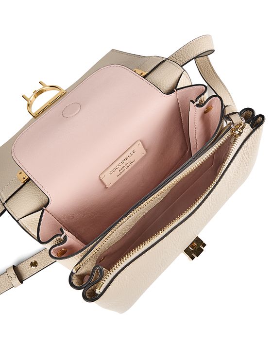 Coccinelle Kožená taška přes rameno Arlettis 23 cm