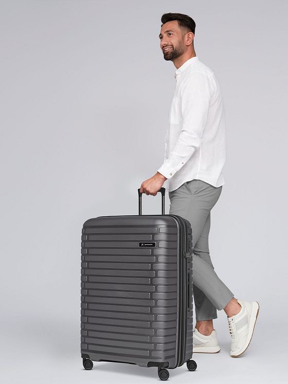 Pactastic Collection 04 THE LARGE + 4 hjul Trolley L 75 cm med strækfold