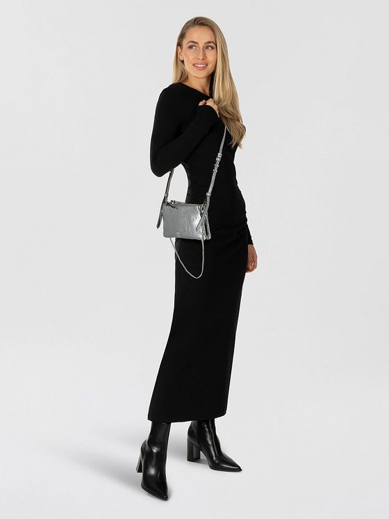 PINKO Double Mini Clutch taske Læder 20 cm