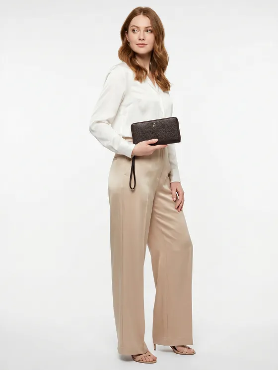 AIGNER Pura Cartera Bloqueo RFID Piel natural 20 cm