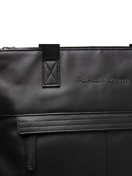 The Chesterfield Brand Nunavik Skuldertaske Læder 33 cm Laptoprum