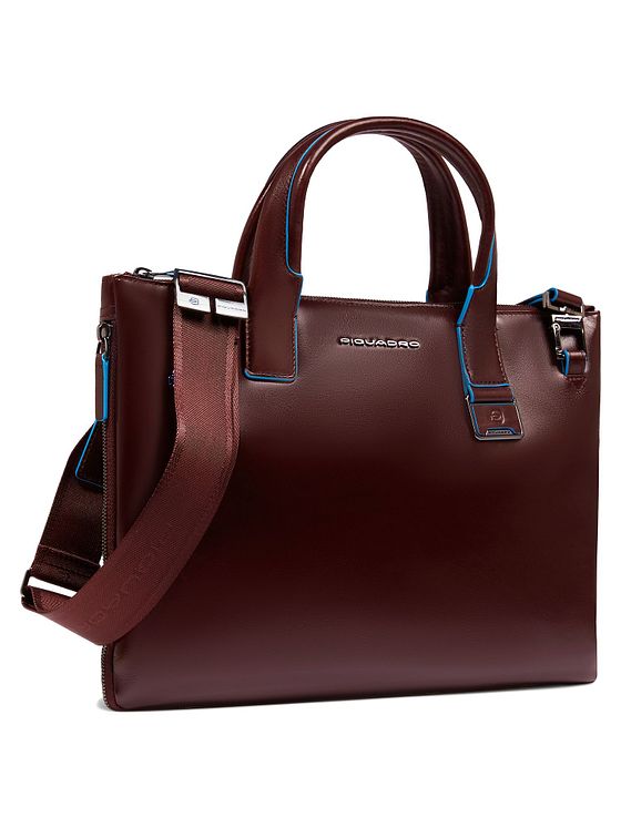 Piquadro Blue Square Shopper-taske Læder 38 cm Laptoprum med strækfold Piquadro Blue Square Shopper-taske Læder 38 cm Laptoprum med strækfold